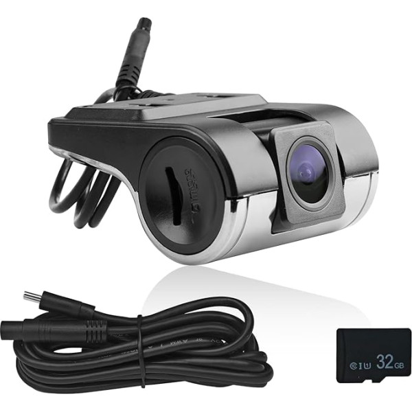 ATOTO AC-44P4 HD 720P priekšējā DVR kamera, 140° platleņķa, atbalsta līdz 128 GB atmiņas, saderīga tikai ar atsevišķām ATOTO P5 sērijām