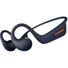 TONEMAC Q5 Open Ear Bluetooth austiņas, Bluetooth 5.3 bezvadu sporta austiņas, 16,2 mm draiveris, 16 stundu atskaņošanas laiks, ar ausu āķi, sporta austiņas ar mikrofonu skriešanai, riteņbraukšanai, pārgājieniem,