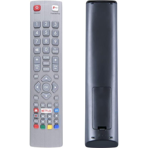 SHWRMC0121 Rezerves tālvadības pults saderīga ar Sharp Aquos TV LC-32HI5332KF 2T-C40BG0KO2FB LC-40CFG6001KF LC-40CFG6002KF LC32HI5232KF LC-32HI5232KFKW - nav nepieciešama S uzstādīšana