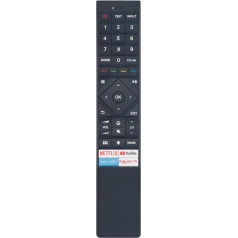 VINABTY ERF3A72 Voice Remote Control Replacement Suitable for Hisense TV 50U7QFTUK 55U7QFTUK 65U7QFTUK ERF3B72H 50U71QF 50U72QF 55U71QF 65U71QF 65U72QF 50A690FEVS 55A699 00FEVS 6 5U7QFUK 65U7QF 55U7QF