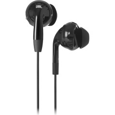 JBL Inspire 100 In-Ear Sport Kopfhörer Schweißresistent mit TwistLock Technologie Kompatibel mit Smartphones, Tablets und MP3 Geräten - Schwarz