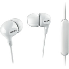 Philips she3555wt/27 Headset Binaural mit Kabellos, weiß Kopfhörer und Micro - Austiņas un austiņas (Binaural, Ohrhörer, weiß, digital, 20 mW, kabelgebunden)