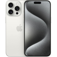 Iphone 15 pro max 1tb - balts titāna krāsā