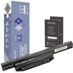 Akumulators fujitsu lifebook e753 4400 mah (48 wh) 10,8 - 11,1 voltu akumulatoram