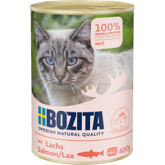 Bozita laša pastēte - mitrā kaķu barība - 400g