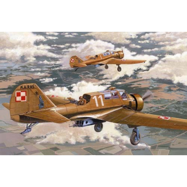 Plastmasas modelis pzl-23a karas agrīnā versija