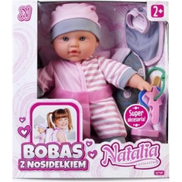 Natalia bērnu lelle ar nēsātāju 28 cm