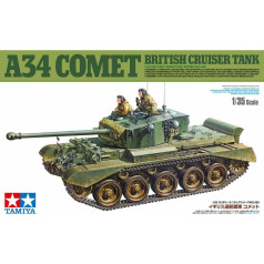 Plastikāta modelis Britu kreisera tanks a34 comet 1/35