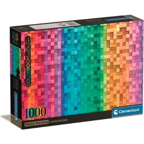 Puzzle 1000 elementi kompakts colorboom pixel