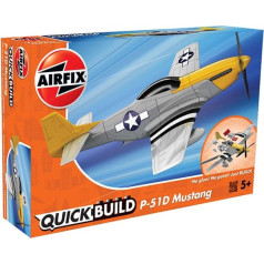 Quickbuild mustang p-51d plastmasas modelis