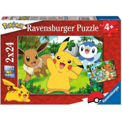 Puzzle 2x24 elementi Pokemon