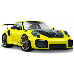 Metāla modelis porsche 911 gt2 rs yellow 1:24