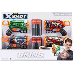 Zuru X-Shot Skins draudu palaišanas komplekts 24 bultas