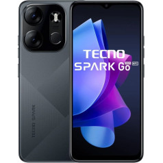 Tecno Išmanusis telefonas spark go 64+3 endless black bf7n