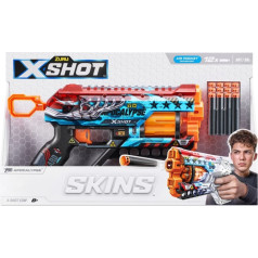 Zuru X-Shot Skins griefer apokalipse 12 bultas palaišanas ierīce