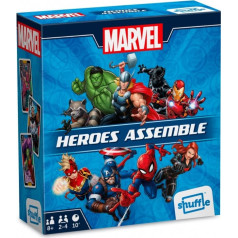 Spēle shuffle marvel heroes assemble (en)