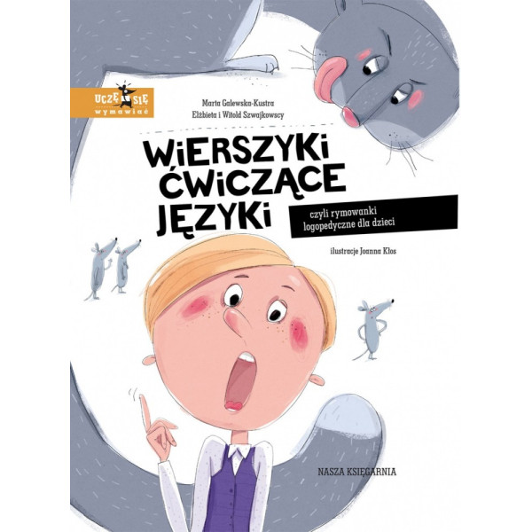 Valodas mācīšanas vai runas terapijas dzejolīšu grāmata bērniem.
