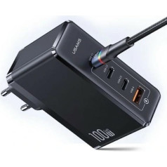 Gan 100w pd 3xusb-c/ usb t50 tīkla lādētājs