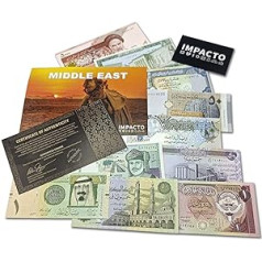 10 Banknotes from the Middle East - Banknotes World Currency Collection - Old Money with Certificate of Authenticity - Money Notes for Collectors & Curious Children - Banknote Collection