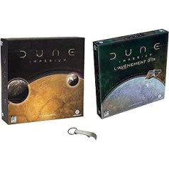 Dune Imperium Base Game in French + L'Avèvent D'Ix + 1 Bottle Opener Blumie (Dune + Avène)