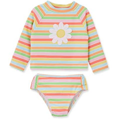 Little Me Baby Girl divdaļīgs UPF+ 50 Sun Protection Rash Guard komplekts