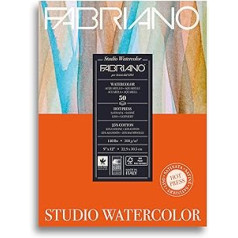 Fabriano Studio tualetes paliktnis 9 x 12 ZS 300 G 50 Shts no Savoir Faire