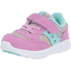 Saucony Girls Baby Jazz Lite trenažieri ceriņi/varavīksnes 4.5 vidēji ASV, ceriņi varavīksne