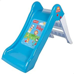 COLORBABY Fisher-Price 77429 Vaikiška čiuožykla lauke, terasa arba terasa, vaikiškos čiuožyklos, lauko maniežas, sulankstoma čiuožykla berniukams ir mergaitėms