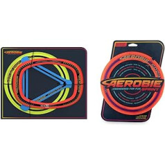 Aerobie Pro Ring, Pro Blade Ring and Orbiter Boomerang Combination Set, for Adults and Children from 5 Years & Aerobie Sprint Flying Ring Throw Ring with Diameter 10 inch, Orange