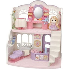 Sylvanian Families 5643 poniju frizētava ar figūru, leļļu namiņa rotaļu komplekts, atsevišķi iepakots, 26 x 28,5 x 34,6 cm