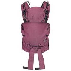 HOPPEDIZ Nabaca Baby Carrier, Comfort Modultrage no dzimšanas, Belly Carrier, Back Days, Individuāli regulējams (Modulāra sistēma), Organic Organic (Organic), Pamata komplekts Mallorca