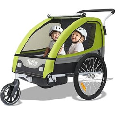 Tiggo Jogger 2-in-1 bērnu velosipēdu piekabe 50402