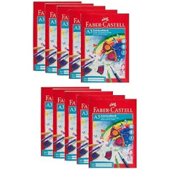 Faber-Castell 212048-10 zīmēšanas paliktnis DIN A3, FSC maisījums, perforēts, 20 loksnes, 10 spilventiņi