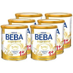 BEBA BEBA Nestlé BEBA Supreme Junior 1 piena dzēriens no 1. dzimšanas dienas (6 x 800 g iepakojums)