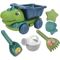 CZSMART Sand Toy Set, Sand Toy Dump Truck Set, Sand Shape Shovel Toy, Water Toy for Boys and Girls