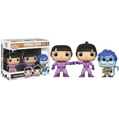 Funko 14613 — Wonder Twins pop vinila figūra Zan, Jayna un Gleek 3 pack SDCC Summer Convention Exclusives