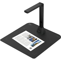 Iriscan Desk 5 PRO: 12MP | 20ppm | Dokumentu skeneris | Skeneris A3 | USB | Pārnēsājams grāmatu skeneris OCR 138 valodu vizualizētājs ar nepārtrauktu aizpildīšanas gaismu mājas biroja tiešsaistes apmācībai WinMac