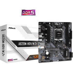 Asrock a620m-hdv/m.2+ pagrindinė plokštė