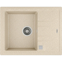 Stone 45 s-tg sink, sand beige