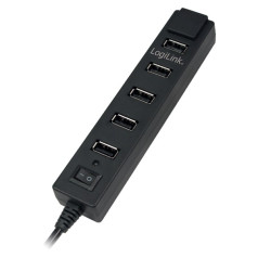 7-port USB2.0 hub with on/off switch