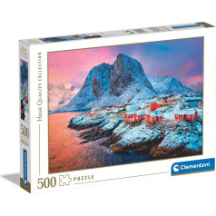 500 piece hamnoy village puzzle