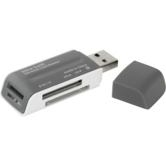 Ultra Swift USB 2.0 atminties kortelių skaitytuvas