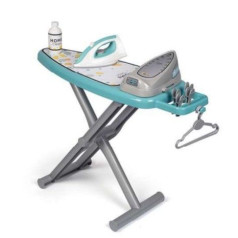 Ironing board with steam station