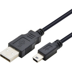 USB - mini USB cable 3m. black