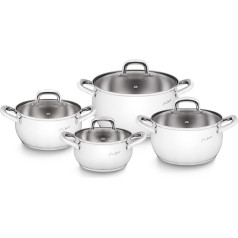 Shape lt 1111 pot set, stainless steel