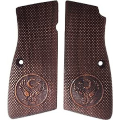 ZIB GRIPS Browning HP 14 pistoles rokturis ar rokām izgatavots no riekstkoka Ars.041