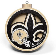 YouTheFan NFL 3D logotipu sērijas ornaments