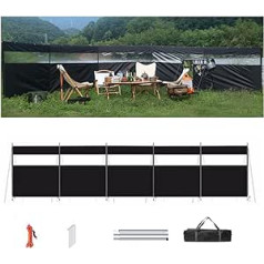 Windbreak Camping, Wind Protection Beach Foldable with Viewing Window, Camping Wind Protection Privacy Screen Garden, Oxford Fabric, Screen Outdoor For Camping Beach Picnic Outdoor Activities ( Color