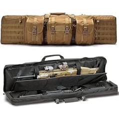 XVBVS Soft Rifle Case, Double Gun Bag for Socks, Tactical Rifle Backpack, Weapon Carry Bag, Soft Shotgun Case, Airsoft Case, Pistol Bag for Outdoor Hunting Fishing