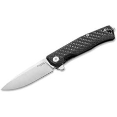 LionSteel Unisex - Adult Myto Carbon Pocket Knife, Black, 20 cm